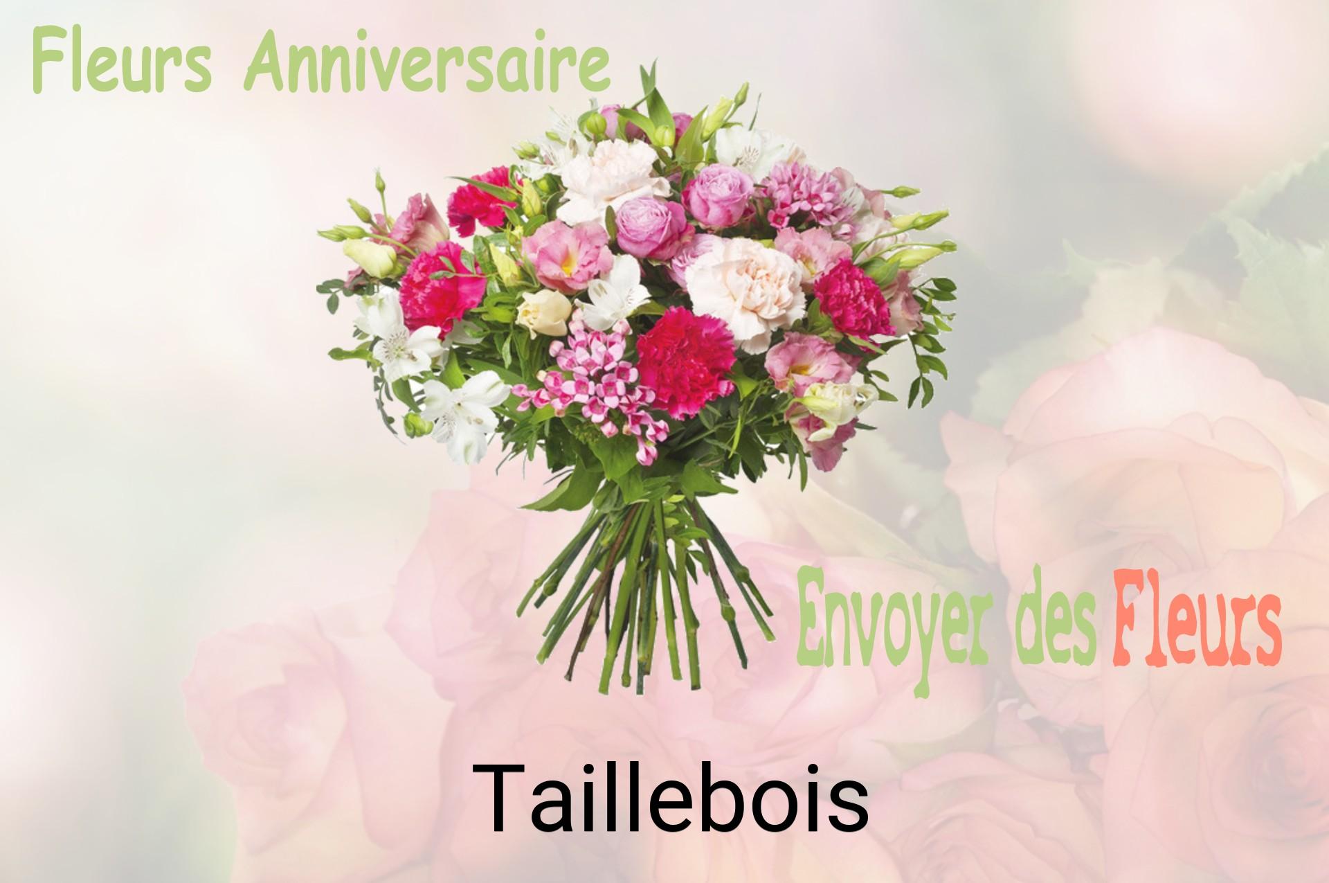Bouquet de fleurs d’anniversaire livré à Taillebois